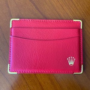 Rolex Card Holder - Red - 0101.60.05 - Wallet - Document Holder - Vintage